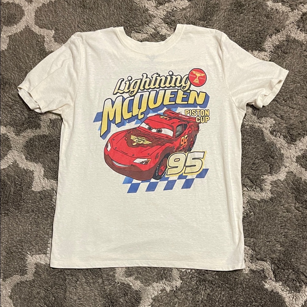 Disney White Lightning McQueen Tee